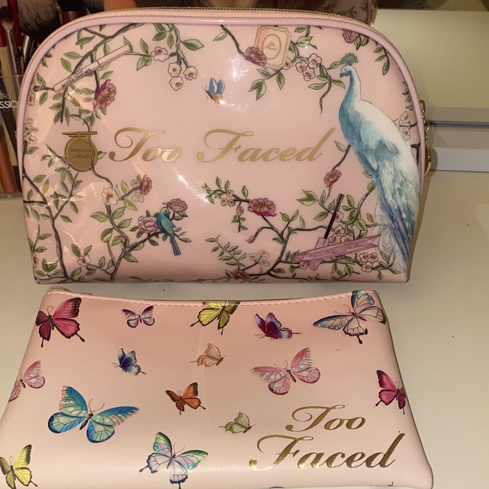 Too faced Makeup bag bundle